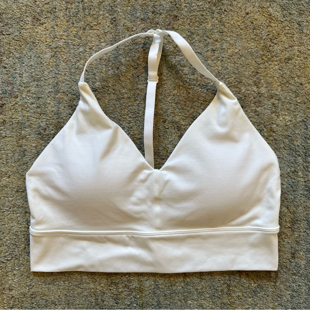 New Alphalete Alphalux Wonder Bra White Size M